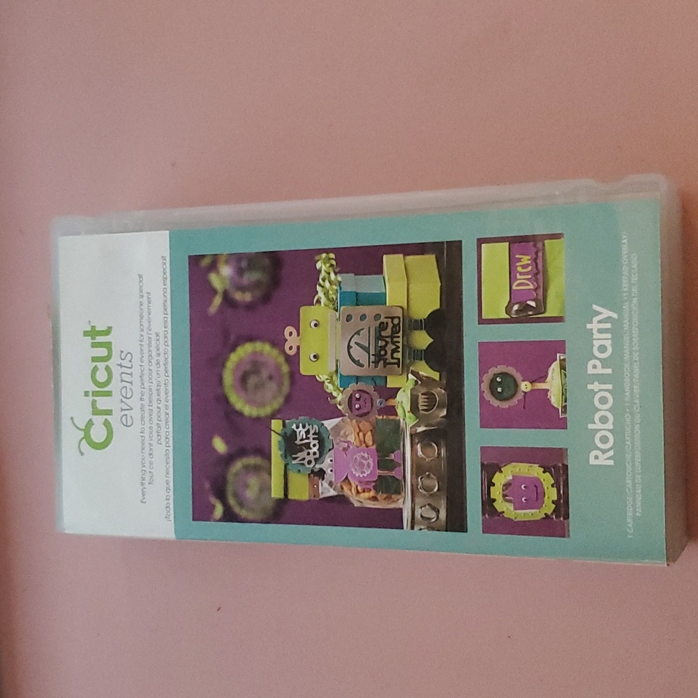 Cricut Die Cutter Cartridge Robot Party